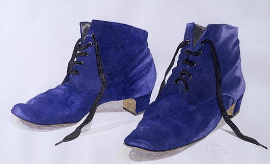 Blue Shoes von Alan  Byrne