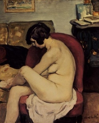 Nude in the Drawing Room von Albert Andre