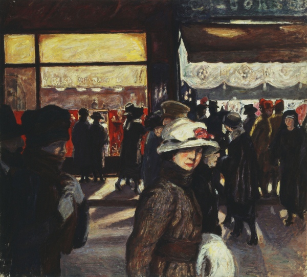 La rue Saint-Ferreol a Marseilles von Albert Andre