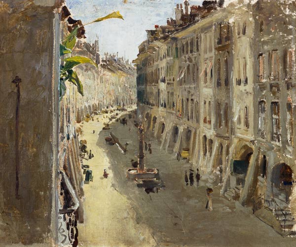 Bern, die Gerechtigkeitsgasse von Albert Anker