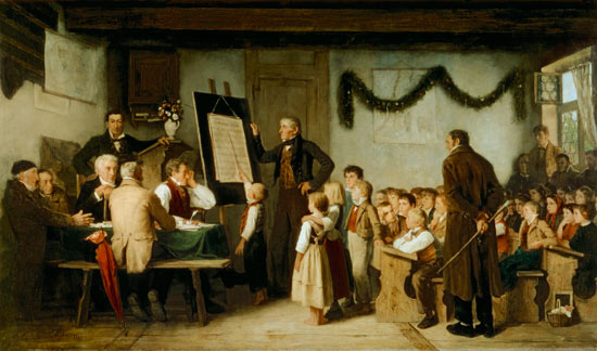 The School Exam von Albert Anker