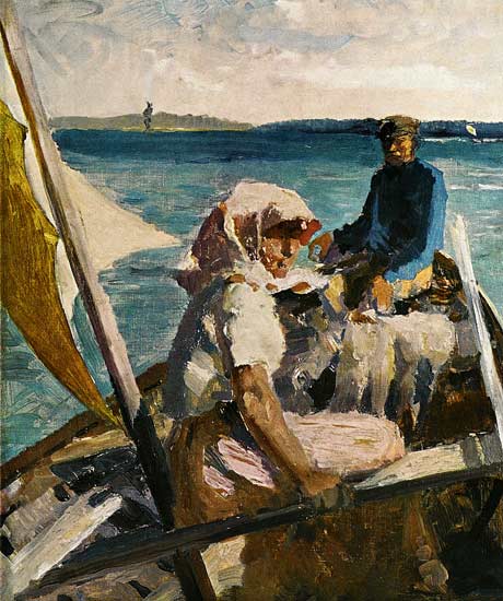 Auf dem Meer von Albert Edelfelt