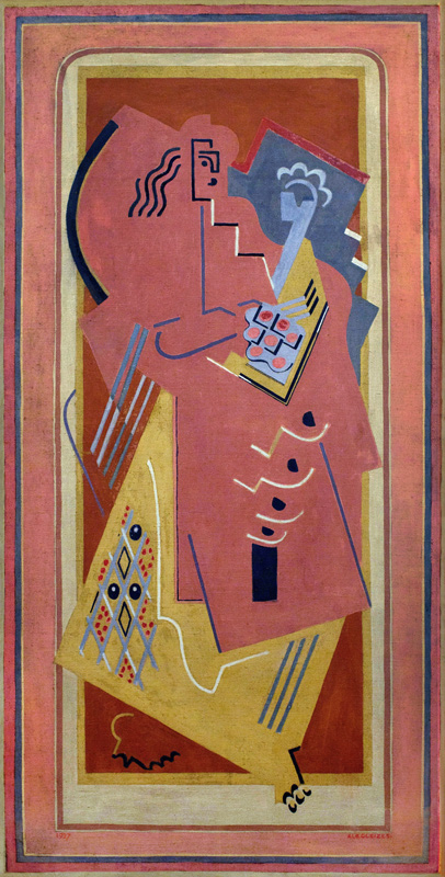 Woman and Child, Painting by Albert Gleizes (1881-1953), Oil On Canvas, 1927 (Woman and Child, oil o von Albert Gleizes