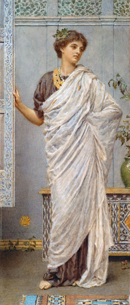 Door of a Wardrobe von Albert Joseph Moore