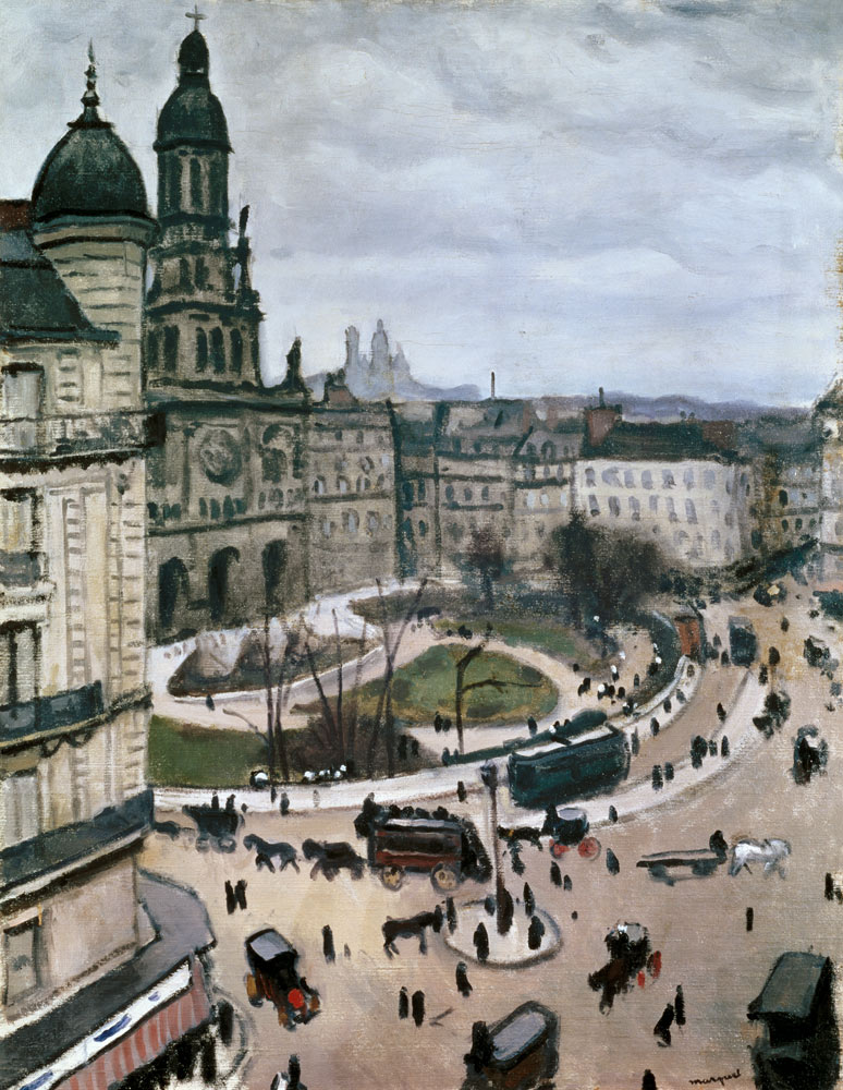 Place de la Trinité in Paris von Albert Marquet