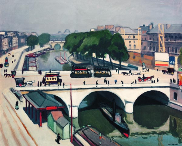 Pont-S. Michel und Quai des Grands Augustins in Paris von Albert Marquet