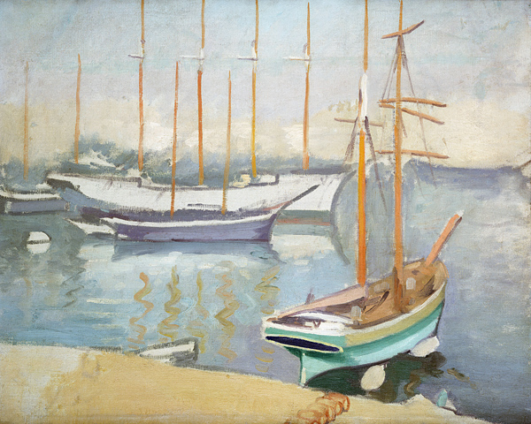 Segelboote in Marseille (Voiliers a Marseille) von Albert Marquet