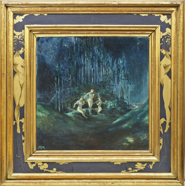 Nocturnal by Chopin(oil on canvas, 1906) von Alberto Martini