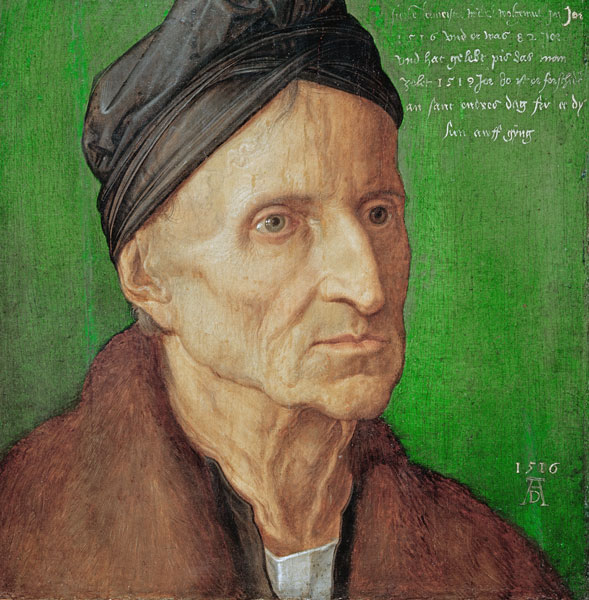 Michael Wolgemut (1434/37-1519) 1516 (oil & tempera on panel) von Albrecht Dürer