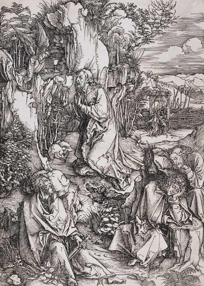 Christus am Ölberg. von Albrecht Dürer