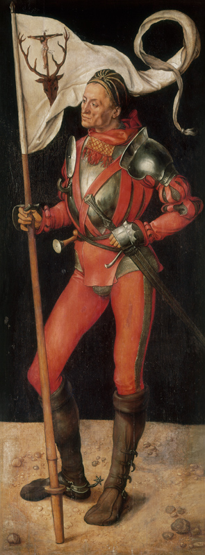 Paumgartner Altar Rechter Flügel: Der hl. Eustachius von Albrecht Dürer