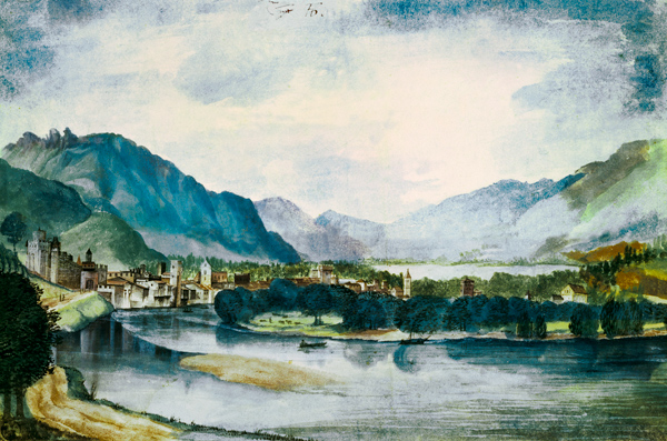 Ansicht von Trient von Norden von Albrecht Dürer