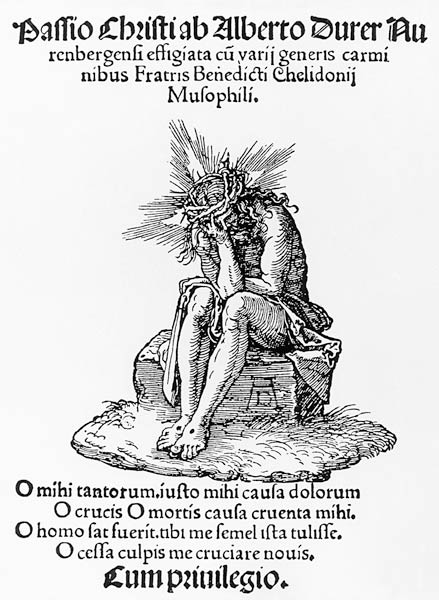 Christus in der Rast (erschienen 1511) von Albrecht Dürer
