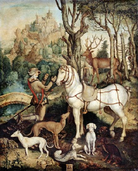 Die Vision des heiligen Eustachius