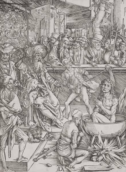 Torture of John the Evangelist / Dürer