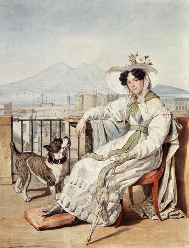 Portrait der Prinzessin Natalia Golitsin von Aleksandr Pavlovich Bryullov