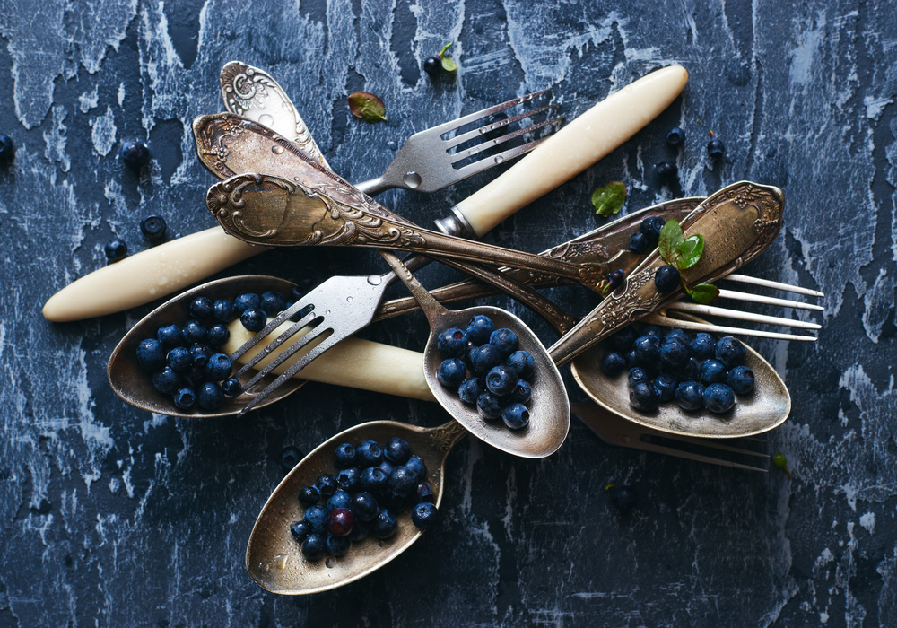 Spoons&amp;Blueberries von Aleksandrova Karina