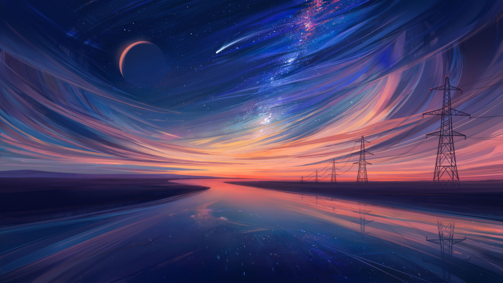 Blue Hour.png von Alena Aenami