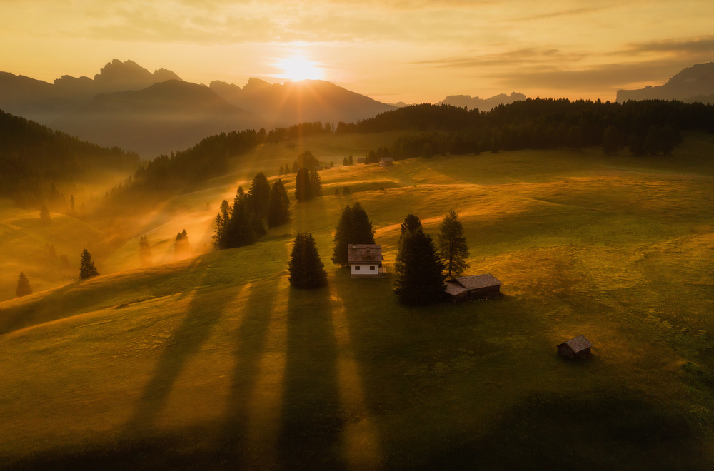 Meadows of Seiser Alm von Ales Krivec
