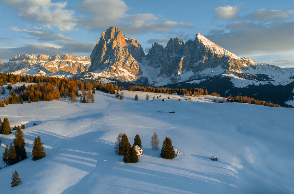 Winter in the Dolomites von Ales Krivec