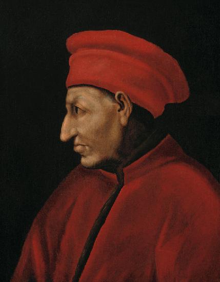 Portrait of Cosimo de'Medici (II Vecchio) (1389-1463) copied from Jacopo Pontormo (1494-1557)