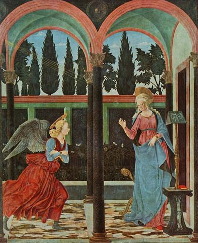 Verkündigung an Maria von Alesso Baldovinetti