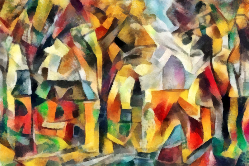 Autumn landscape #1 von Alex Caminker