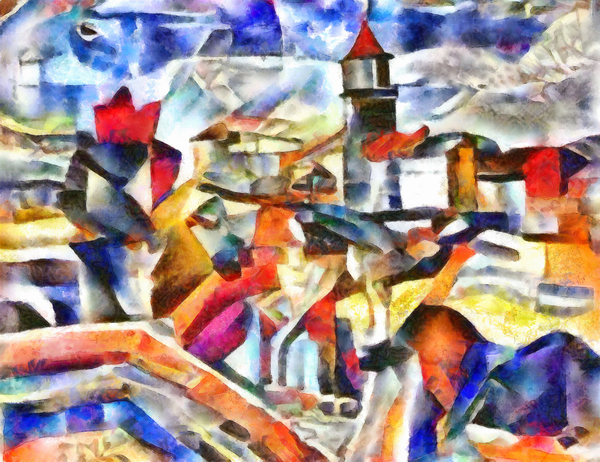 city on the river von Alex Caminker