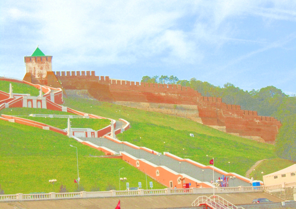 fortress on the hill von Alex Caminker