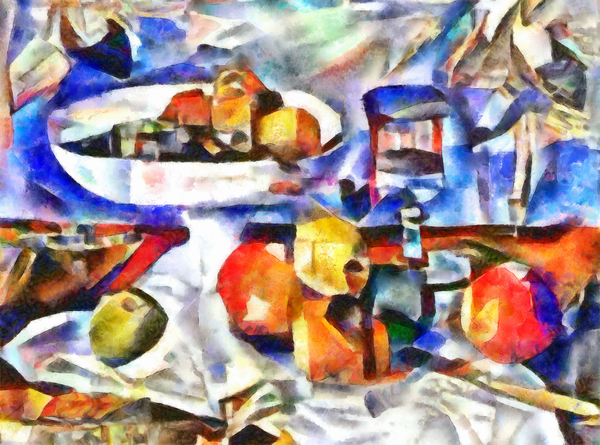 fruits and glass von Alex Caminker