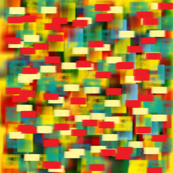 horizontal puantilism brown von Alex Caminker