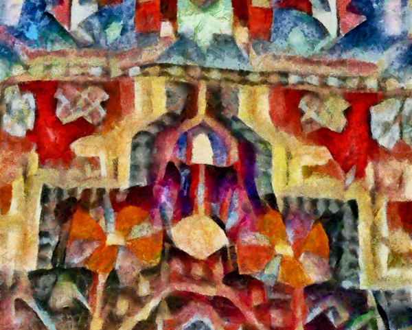 In the red von Alex Caminker