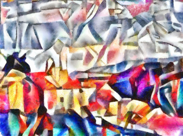 landscape sketch II von Alex Caminker