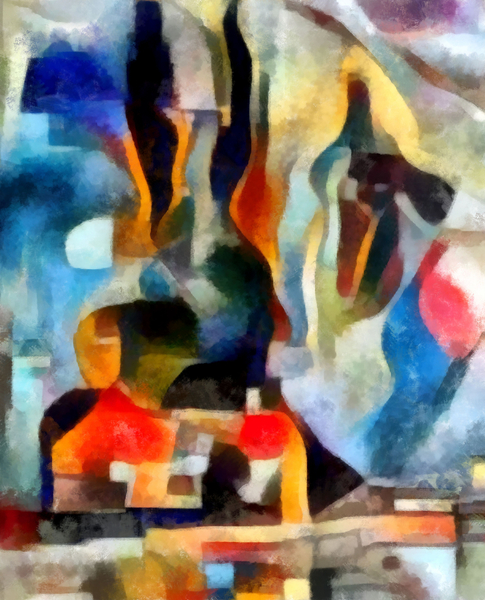 lunar evening von Alex Caminker