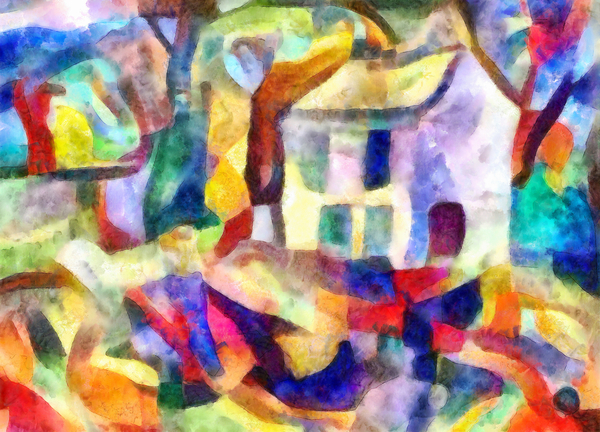 sketch with a tree in the distance von Alex Caminker