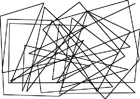 string-line as a cubism