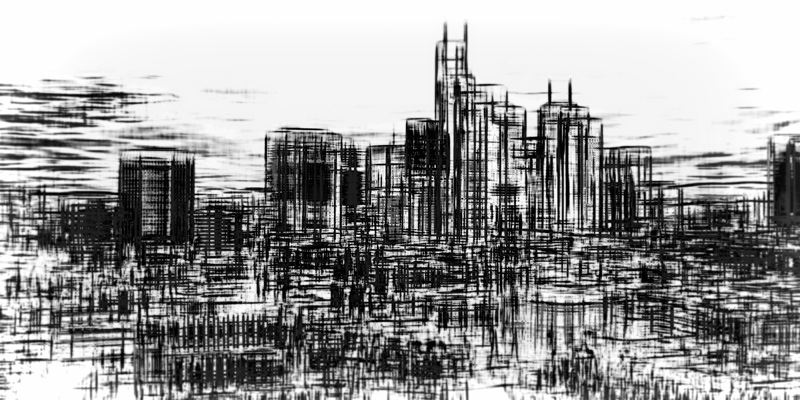 strings and ivories of the city von Alex Caminker