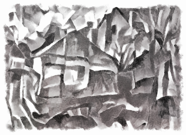 view (black) #4 von Alex Caminker