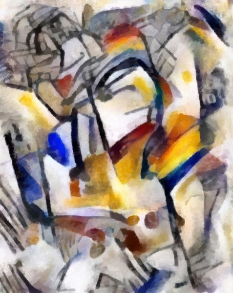 Village on the hill von Alex Caminker