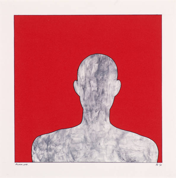 Pilgrim on red von Alex Dunn