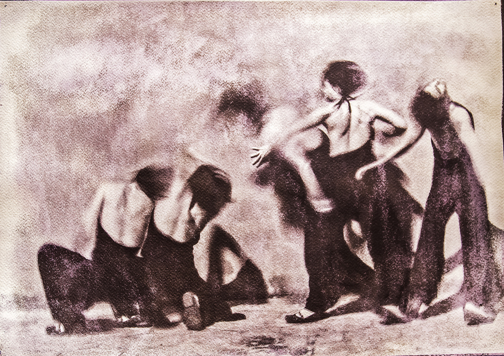 Emotionography 2013 (gum bichromate) von Alex Konik