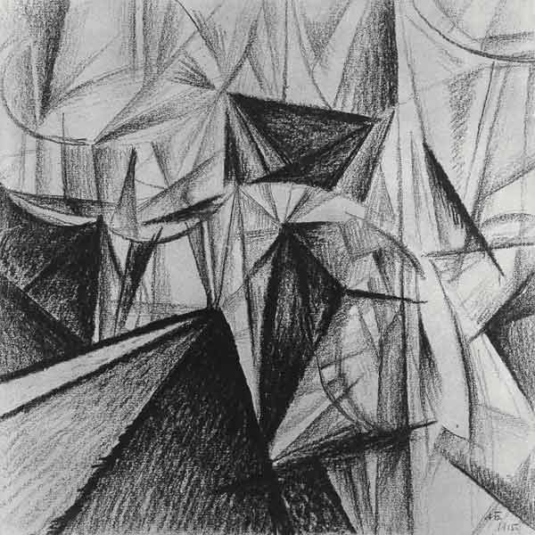 Rayonnist Composition (Rhythmic Composition) von Alexander Bogomazov