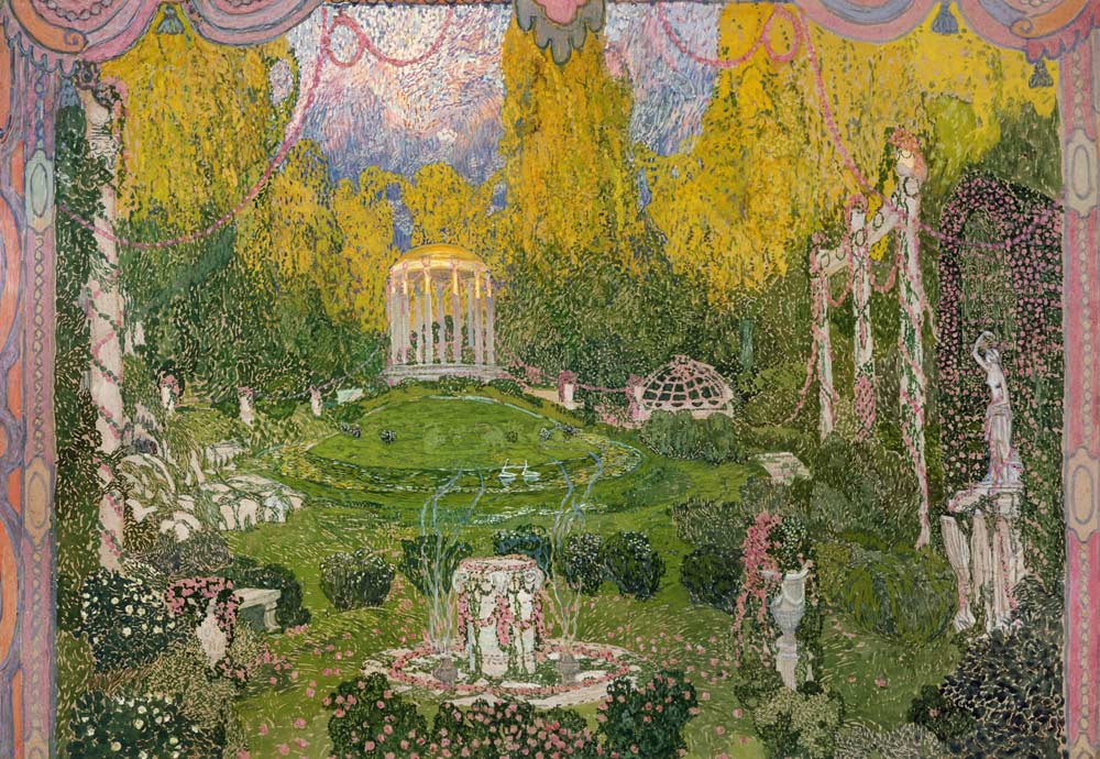 Gluck, Orfeo, Amortempel von Alexander Jakowlevitsch Golowin