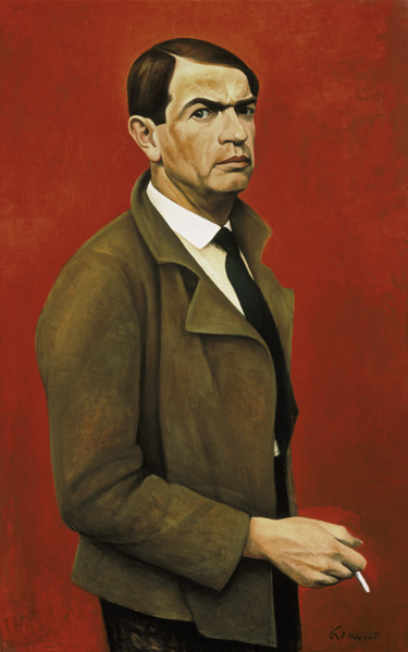 Selbstbildnis von Alexander Kanoldt