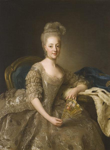 Porträt von Prinzessin Hedwig Elisabeth Charlotta von Schleswig-Holstein-Gottorf (1759-1818)