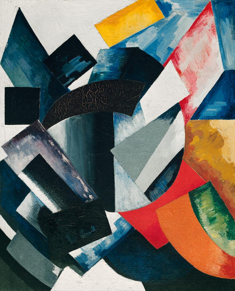 Gegenstandslose Komposition von Alexandra Alexandrovna Exter