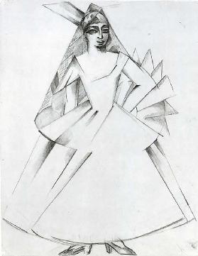 Frau, Kostümentwurf, 1921