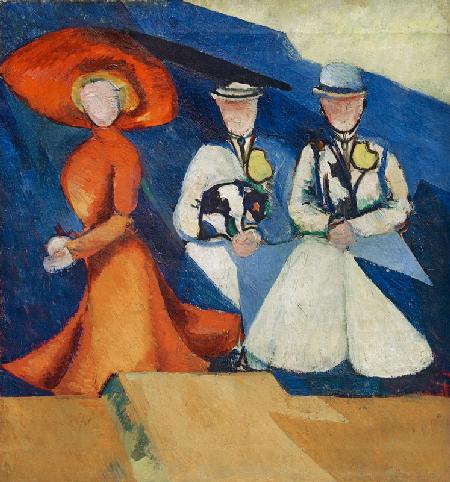 Drei weibliche Figuren, 1909-1910