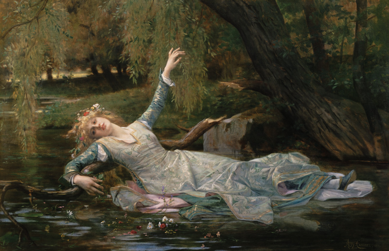 Ophelia von Alexandre Cabanel
