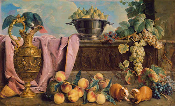 Still Life with a Jug von Alexandre-François Desportes